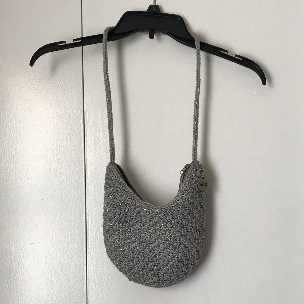 Silver Reflective Shoulder Bag